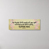 Philippiërs: God zal al je behoeftes voorzien Canvas Afdruk (Voorkant)