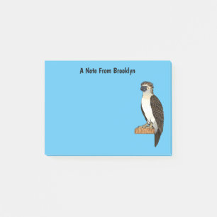 Philippine adelaar vogel cartoon illustratie  post-it® notes
