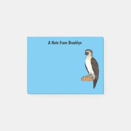 Philippine adelaar vogel cartoon illustratie post-it® notes (Voorkant)