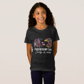 Philippine American Flag Eagles - Dag van het Vrie T-shirt (Voorkant volledig)