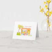 Philippine Caroling Kerstkaart, Waterverf Kaart (Gele Bloem)