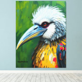 Philippine Eagle Wall Art – Endangered Species  Canvas Afdruk (Insitu (Houten vloer))