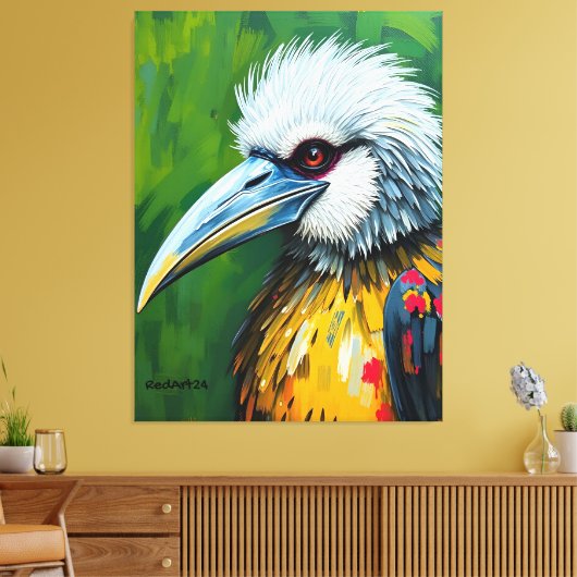 Philippine Eagle Wall Art – Endangered Species  Canvas Afdruk (Insitu (Woonkamer))