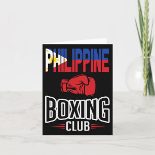 Philippine Flag Boxing Club Filipino Pinoy Kaart