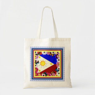 Philippine Flag Design - Filipino Souvenir Bag Tote Bag