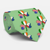Philippine Flag Shamrock Stropdas (Opgerold)