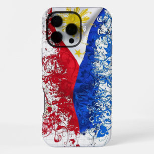 Philippine Flag Swirl – Artistieke editie voor iPhone 16 Pro Max Hoesje