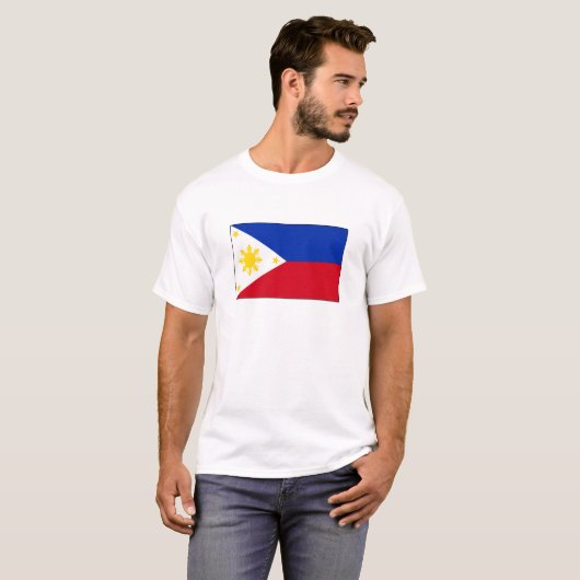 Philippine Flag T-shirts en cadeaus (Voorkant volledig)