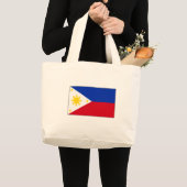 Philippine Flag T-shirts en cadeaus Grote Tote Bag (Voorkant (product))