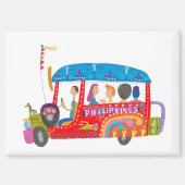 Philippine Jeepney by Robert Alejandro Magnet  (Voorkant)