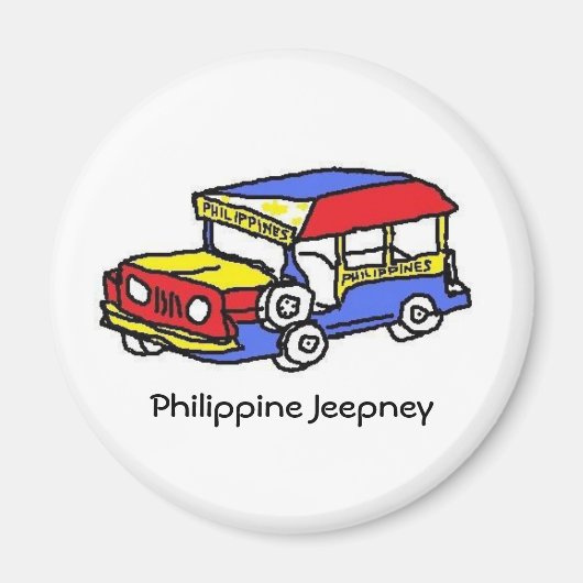 Philippine Jeepney Magnet (Voorkant)