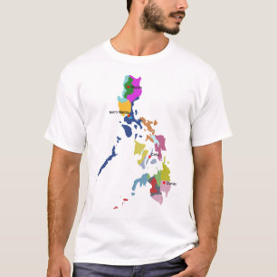 Philippine Kaart T-shirt