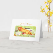 Philippine Kerstkaart Noche Buena, Waterverf Kaart (Gele Bloem)