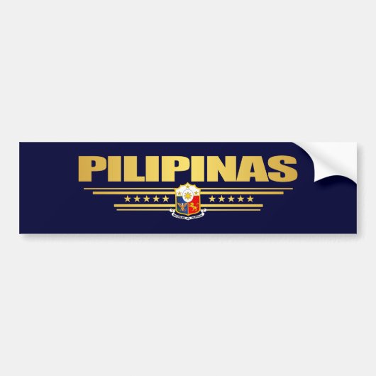 "Philippine Pride" Bumpersticker (Voorkant)
