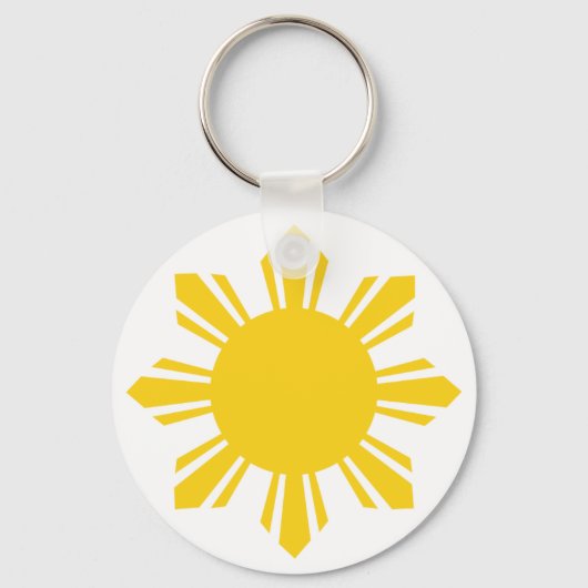 Philippine Sun, Pinoy Sun, Filipino Sun Sleutelhanger (Voorkant)