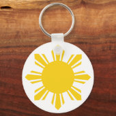 Philippine Sun, Pinoy Sun, Filipino Sun Sleutelhanger (Voorkant)