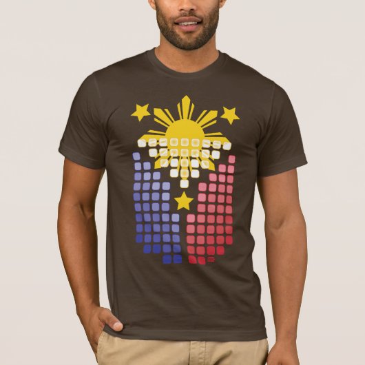 Philippine Symbol - Digitale Pinoy T-shirt (Voorkant)