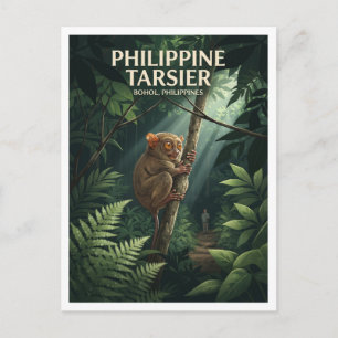 Philippine Tarsier Sanctuary, Corella Filipijnen Briefkaart