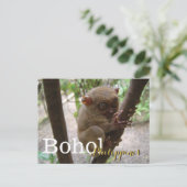Philippine Tarsier uit Bohol Briefkaart (Staand voorkant)