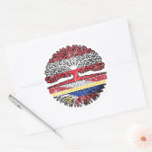 Philippinen Philippinisch Österreich Ronde Sticker (Envelop)