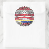 Philippinen Philippinisch Österreich Ronde Sticker (Tas)