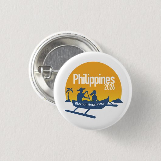 Philippines 2026 International Convention Pin Ronde Button 3,2 Cm (Voorkant /achterkant)