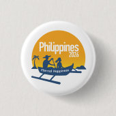 Philippines 2026 International Convention Pin Ronde Button 3,2 Cm (Voorkant)