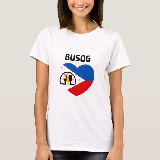 Philippines | Filipino | Busog  T-shirt (Voorkant)