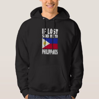 Philippines Flag Design  If lost send me to Philip Hoodie