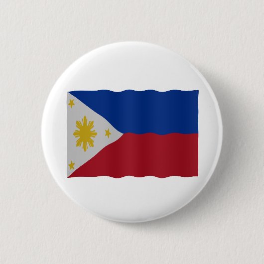 Philippines flag ronde button 5,7 cm (Voorkant)