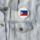 Philippines flag ronde button 5,7 cm (In situ)