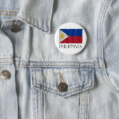 Philippines flag ronde button 5,7 cm (In situ)