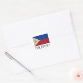 Philippines flag ronde sticker (Envelop)