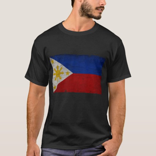 PHILIPPINES FLAG  SOUVENIR GIFT T-SHIRT (Voorkant)
