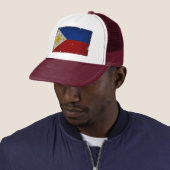 PHILIPPINES FLAG  SOUVENIR GIFT TRUCKER HA PET (In situ)