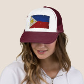PHILIPPINES FLAG  SOUVENIR GIFT TRUCKER HA PET (In situ)