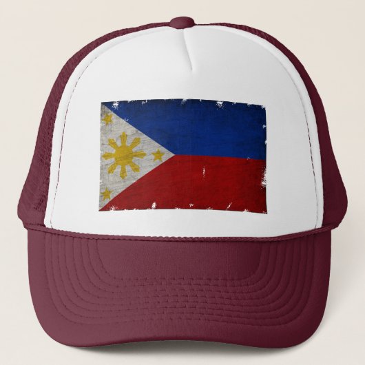 PHILIPPINES FLAG  SOUVENIR GIFT TRUCKER HA PET (Voorkant)