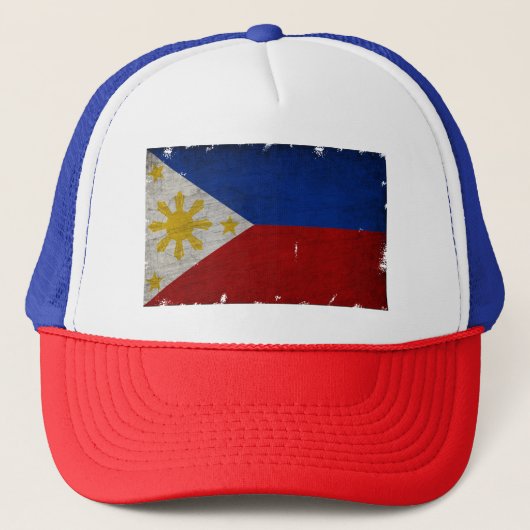 PHILIPPINES FLAG  SOUVENIR GIFT TRUCKER PET (Voorkant)