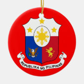 PHILIPPINES - kerstversiering Keramisch Ornament (Voorkant)