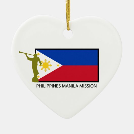 PHILIPPINES MANILA MISSION LDS CTR KERAMISCH ORNAMENT (Voorkant)