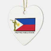 PHILIPPINES MANILA MISSION LDS CTR KERAMISCH ORNAMENT (Links)