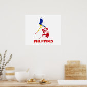 PHILIPPINES MAP POSTER (Keuken)