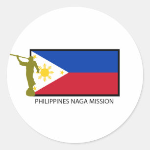 PHILIPPINES NAGA MISSIE LDS CTR RONDE STICKER