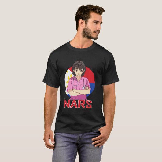 Philippines Nars Girl Registered Nurse Filipino Nu T-shirt (Voorkant volledig)
