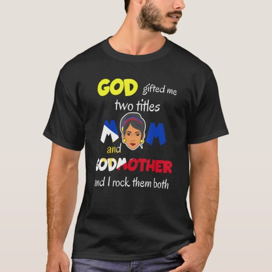 Philippines Pinay Filipina Mom Lola Ninang Godmoth T-shirt (Voorkant)
