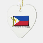 PHILIPPINES QUEZON CITY MISSIE LDS CTR KERAMISCH ORNAMENT (Links)