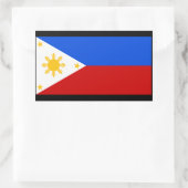 Philippines Rechthoekige Sticker (Tas)