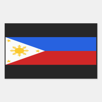 Philippines Rechthoekige Sticker