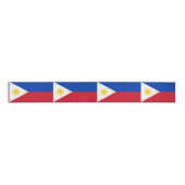 Philippino Flag & Filipijnen, vakantie/sport Grosgrain Lint (Voorkant)