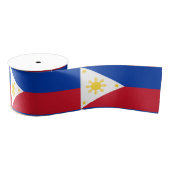 Philippino Flag & Filipijnen, vakantie/sport Grosgrain Lint (Spoel)
